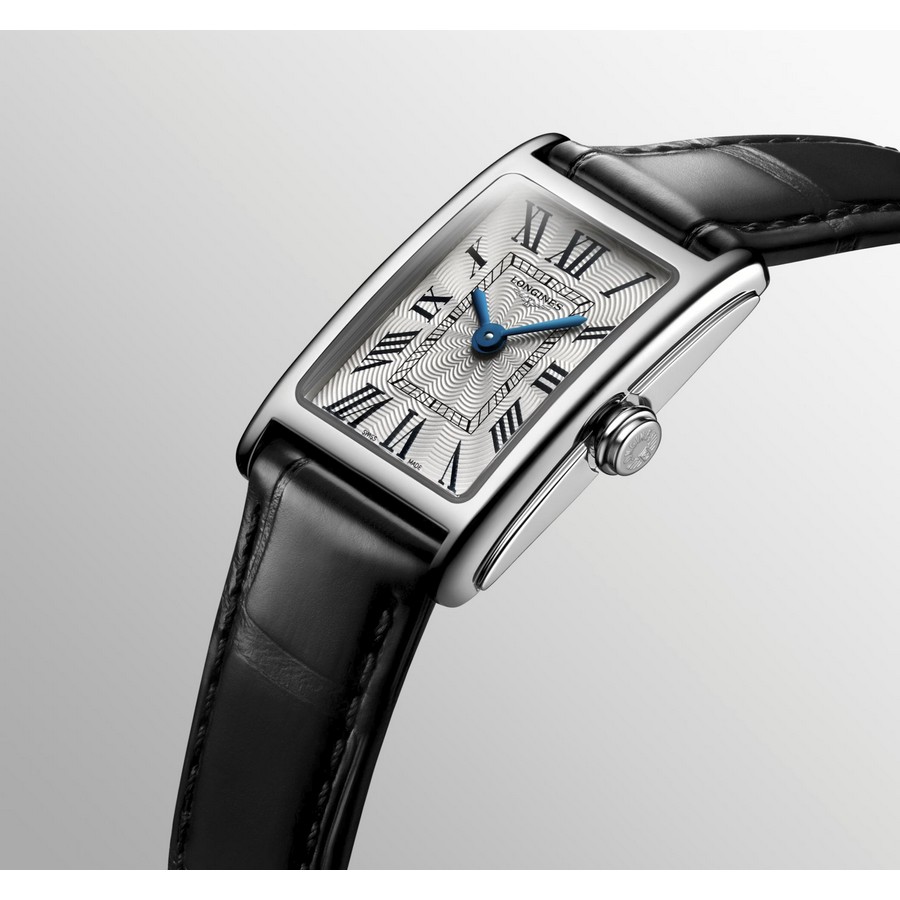 Đồng Hồ Longines Dolcevita Nữ 17.7x27mm Đen Xám